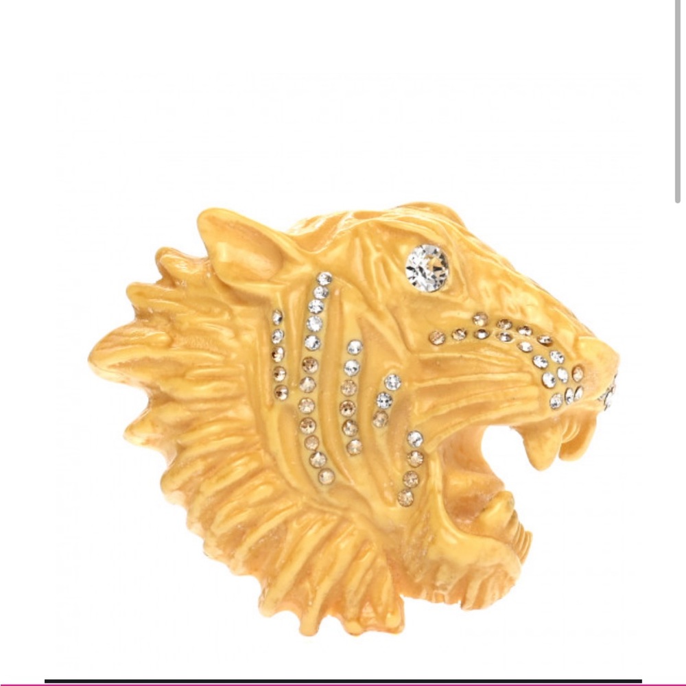 💯% Authentic Gucci Resin Crystal Rajah Brooch